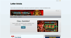 Desktop Screenshot of letteraviola.it